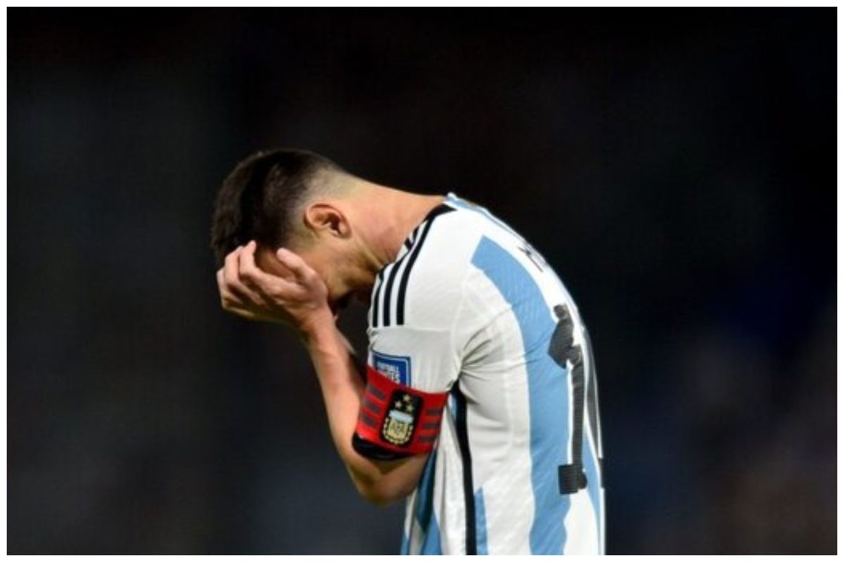 واکنش مسی نسبت به پیروزی اروگوئه در برابر آرژانتین