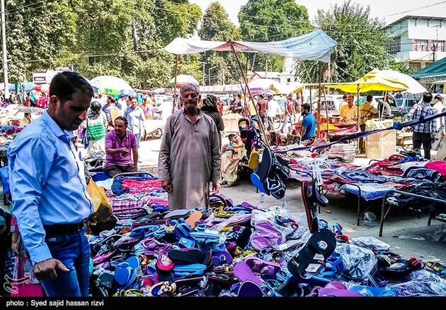 بازار عید قربان در کشمیر
