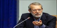 لاریجانی: درحال بررسی پیام آمریکا برای ازسرگیری مذاکره هستیم