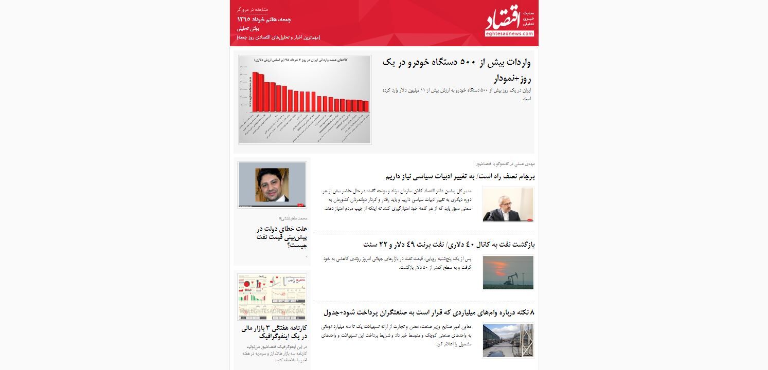 مهم‌ترین اخبار و تحلیل‌های اقتصادی روز جمعه / (بولتن تحلیلی اقتصادنیوز؛ جمعه 7 خرداد)