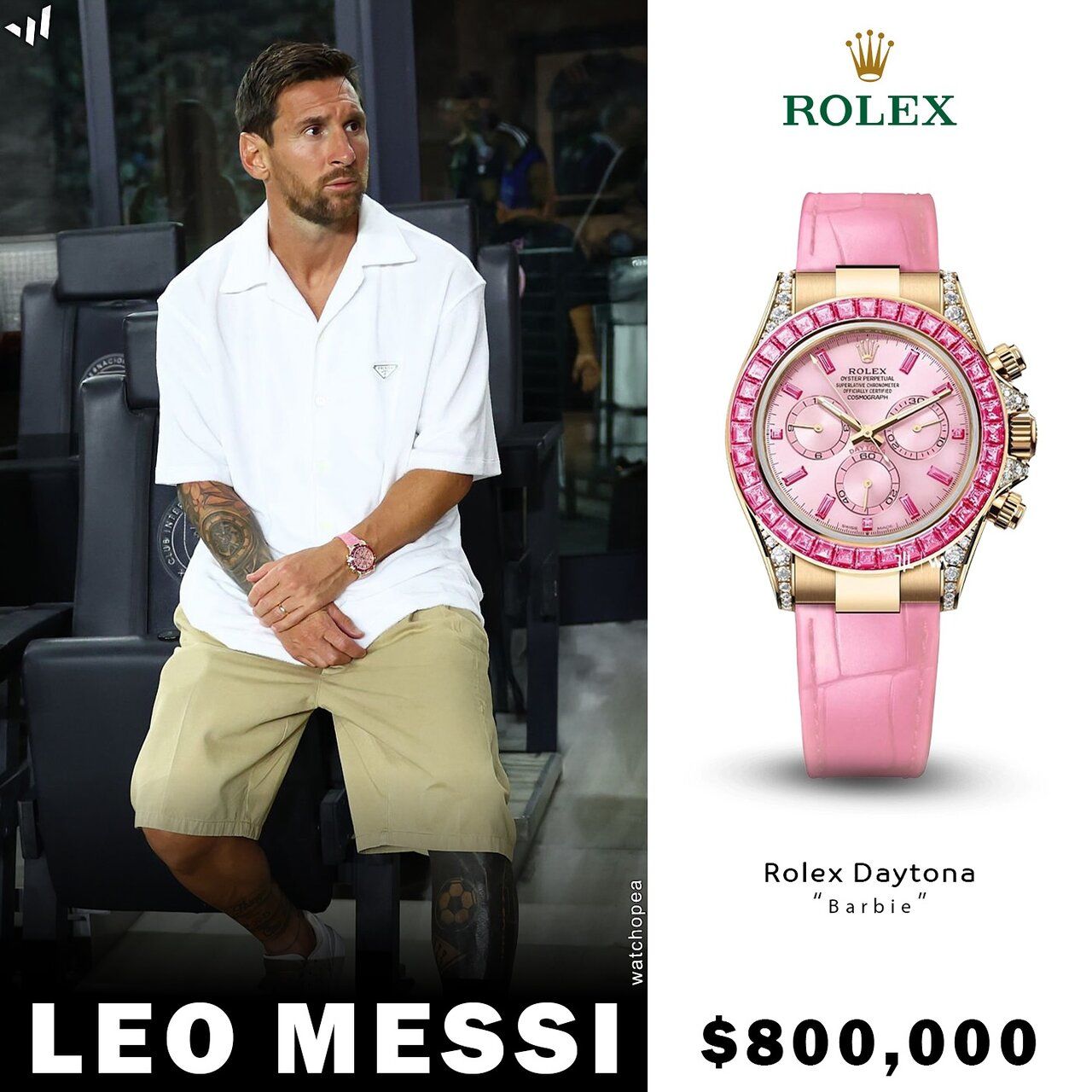 ساعت لیونل مسی با یک رنگ خاص!/ قیمت این ساعت چقدر است؟+ عکس 2