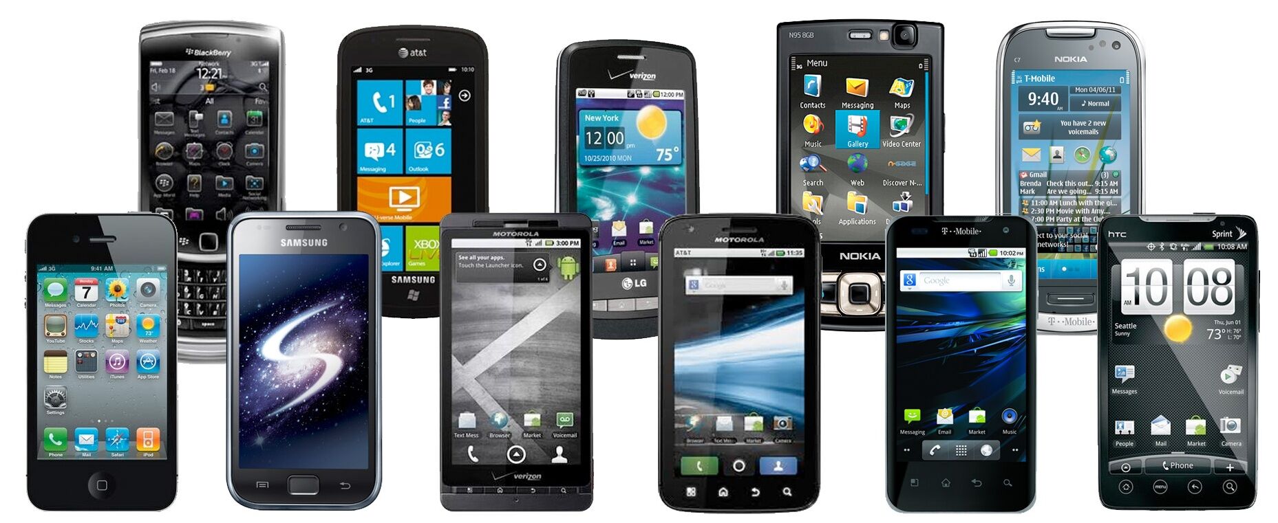 موبایل از 48 هزار تومان تا 4.3میلیون تومان + جدول