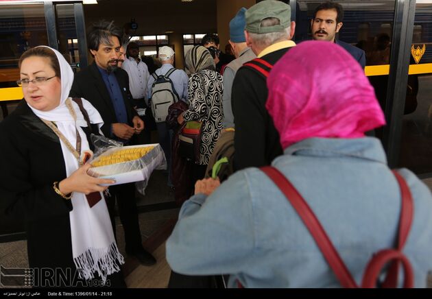 ورود پنجمین قطار «عقاب طلایی» به کرمان
