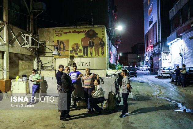 شبمانی کسبه پلاسکو برای جلوگیری از سرقت