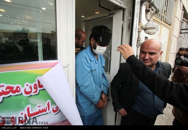 بازسازی صحنه سرقت مسلحانه از طلافروشی