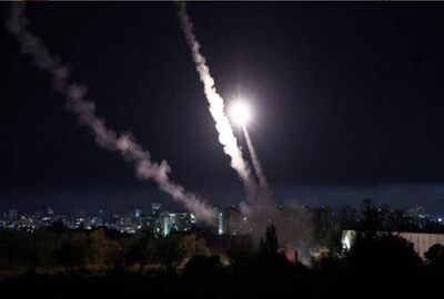 موشکباران جولان اشغالی از خاک سوریه