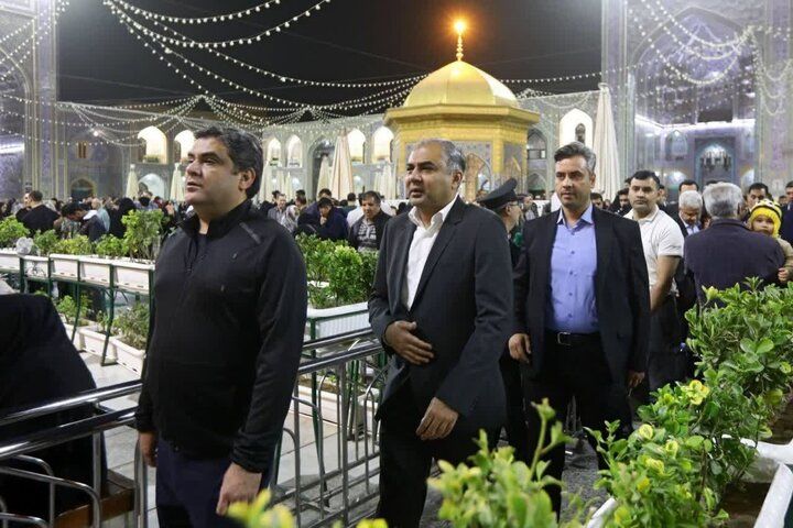 وزیر کشور جمهوری اسلامی پاکستان به حرم مطهر رضوی مشرف شد