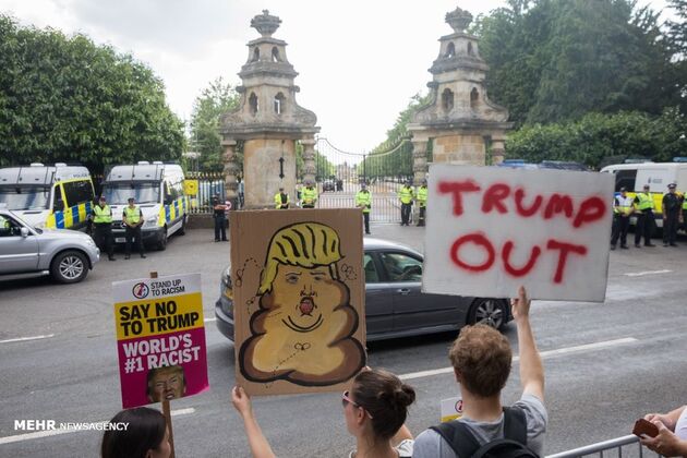 سفر ترامپ به انگلیس