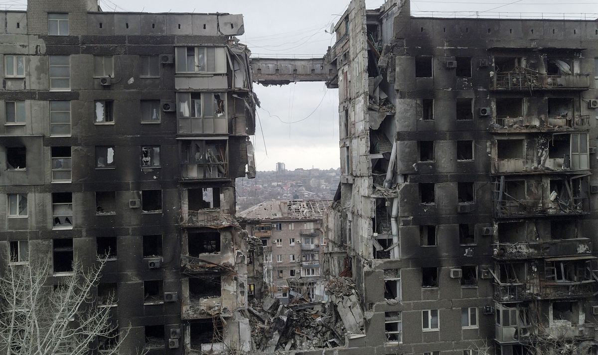 شهر ماریوپل اوکراین هنوز سقوط نکرده است