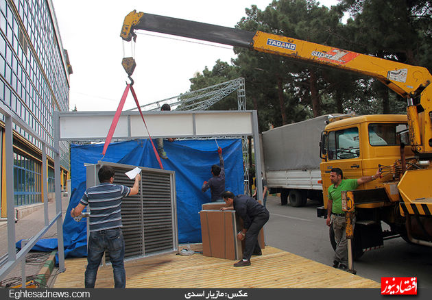 ضیافت نفتی برای خارجی‌ها، یک روز قبل از افتتاح(گزارش تصویری)