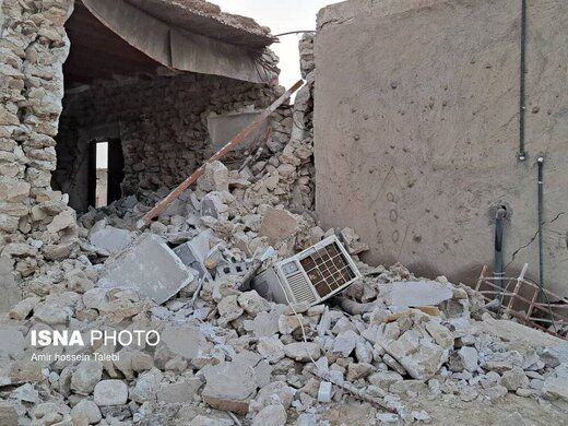 تصاویری تلخ از زلزله ویرانگر بندر خمیر /خبرهای جدید از زلزله هرمزگان