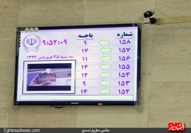 فعالیت روزانه بانکی در بازار به روایت تصویر