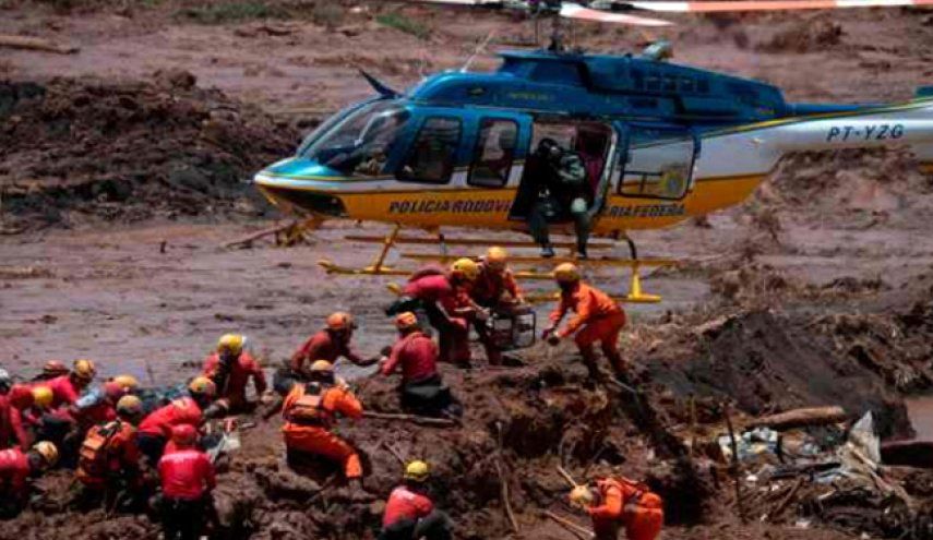 فیلم لحظه مر‌گبار پس از فروریزی سد در برزیل