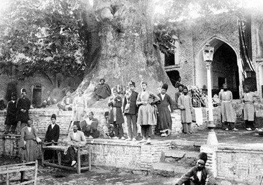 عکسی زیرخاکی از امامزاده صالح تهران در دوران قاجار+ عکس
