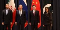 وزرای خارجه ایران، روسیه، چین و پاکستان با یکدیگر دیدار کردند