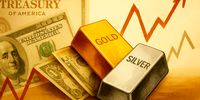 طلای جهانی به اوج شش هفته‌ای رسید | نقره رکورد زد، دلار تضعیف شد