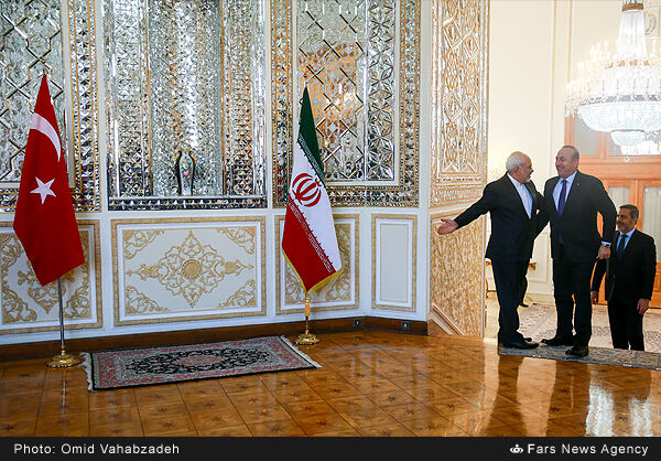 دیدار وزرای خارجه ترکیه و ایران