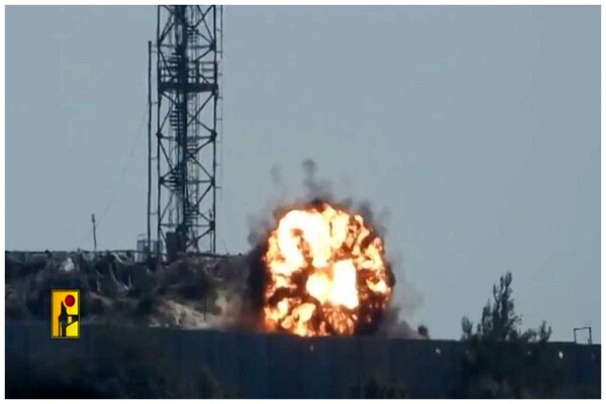 حمله سنگین حزب‌الله لبنان به مواضع اسرائیل/این مراکز نظامی هدف موشک قرار گرفت