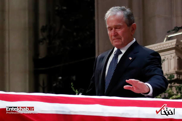 مراسم تشییع پیکر جورج بوش پدر