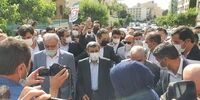 فیلم ورود احمدی‌نژاد به ستاد انتخابات 