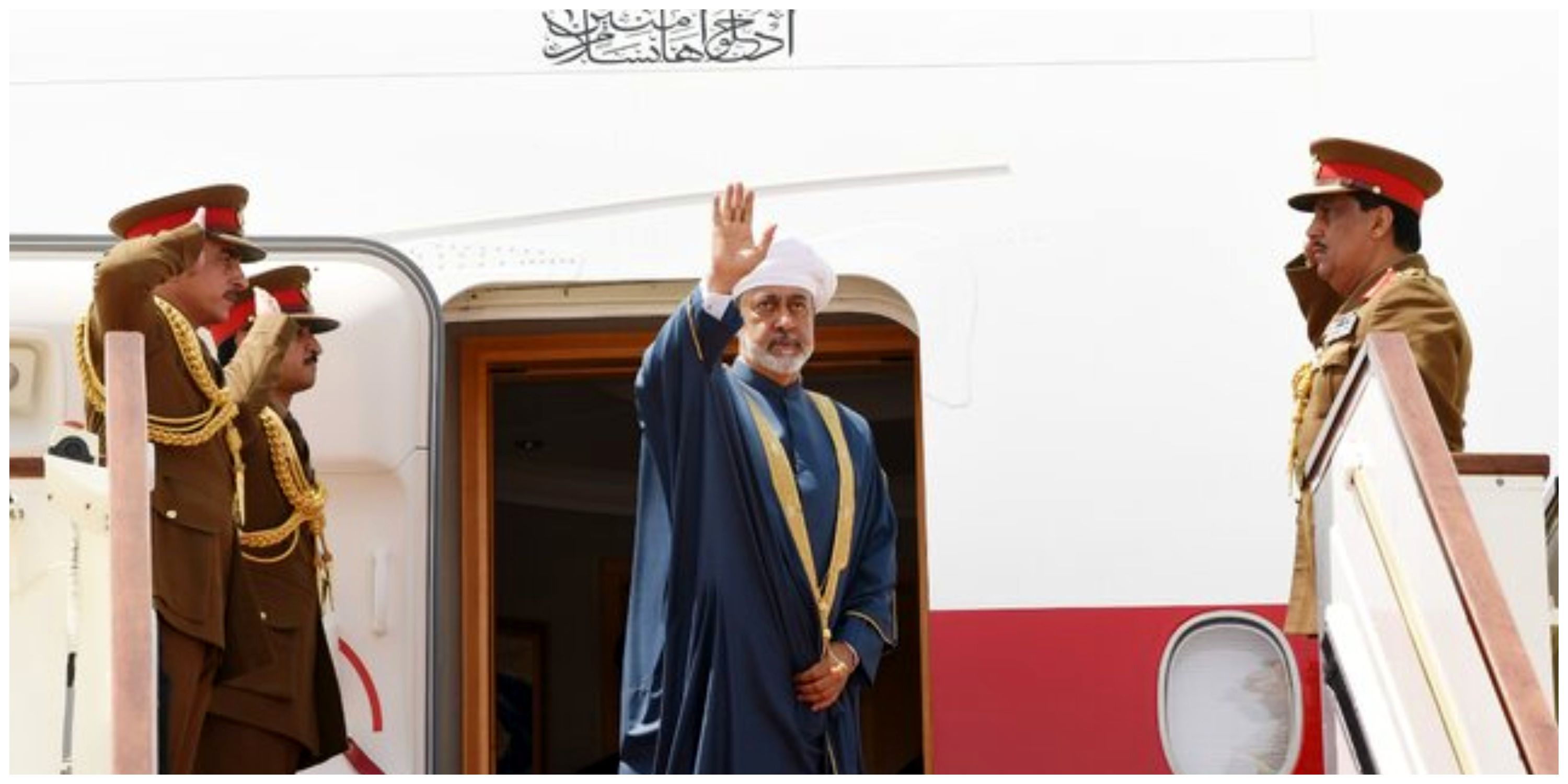 ورود سلطان عمان به تهران/ مخبر به استقبال رفت