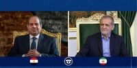 پزشکیان در گفت‌وگو با رئیس‌جمهور مصر: به هیچ وجه با کشورهای اسلامی مشکلی نداریم/ در چارچوب حق دفاع مشروع اقدام به هدف قرار دادن پایگاه‌ها می‌کنیم