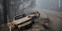 تصاویر ایالت کالیفرنیا یک هفته بعد از آتش سوزی 