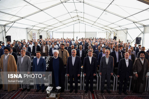 تصاویر سفر روحانی به آذربایجان غربی