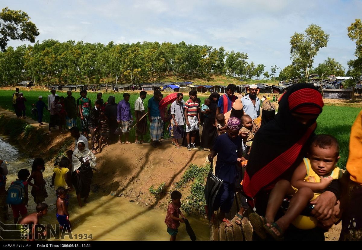 اردوگاه پناهندگان میانماری در بنگلادش