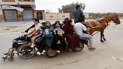 طبق اعلام آنروا؛ ۸۰ هزار فلسطینی از رفح گریخته‌اند 