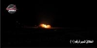 انتشار تصاویری از لحظه حمله راکتی به پایگاه آمریکا در بغداد+فیلم