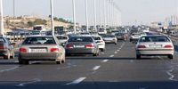 ترافیک سنگین در جاده چالوس / وضعیت ترافیکی در محورهای منتهی به تهران