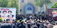 پیکر شهید آیت الله آل هاشم به خاک سپرده شد
