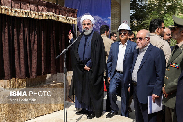 روحانی در عسلویه