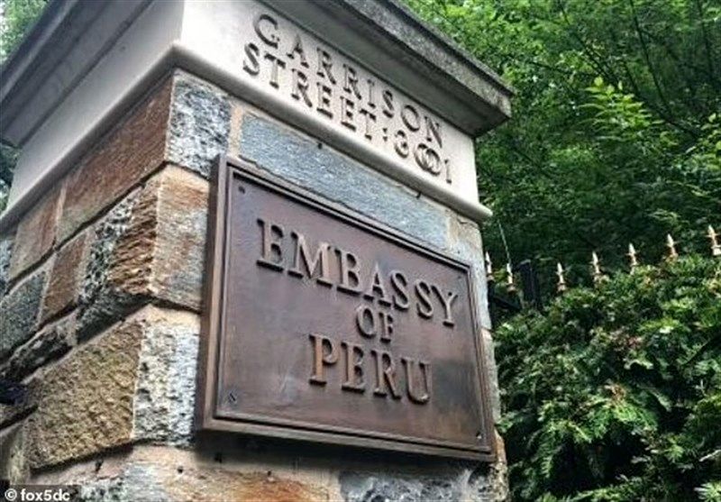 حادثه در سفارت پرو در واشنگتن/ یک نفر گلوله خورد