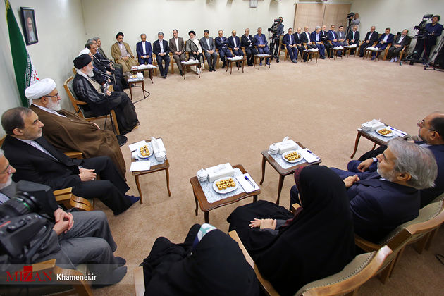 دیدار رئیس جمهور و اعضای هیات دولت دوازدهم با رهبر معظم انقلاب