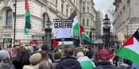 تحمع ضداسرائیلی در لندن/ دفتر نخست وزیر انگلیس محل تجمع مخالفان جنگ لبنان شد