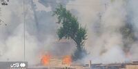 یک روستا در فیروزکوه طعمه حریق شد