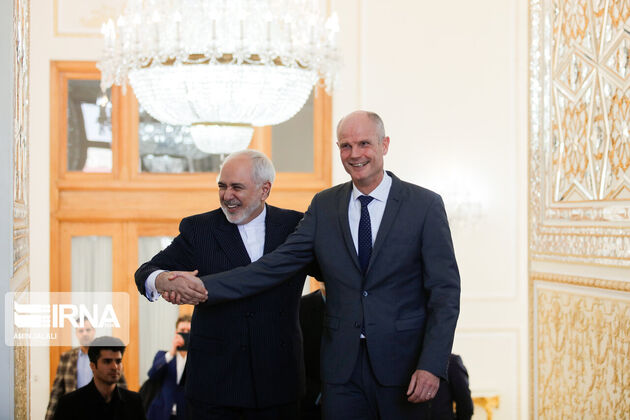 تصاویر دیدار «استف بلاک» و جوادظریف و هیئت‌های همراه