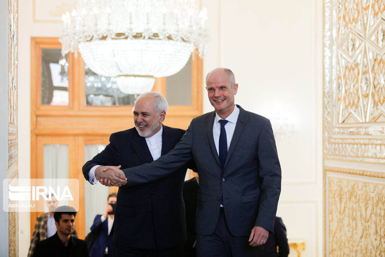تصاویر دیدار «استف بلاک» و جوادظریف و هیئت‌های همراه