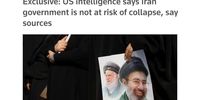 رویترز: حکومت ایران با خطر فروپاشی روبه رو نیست