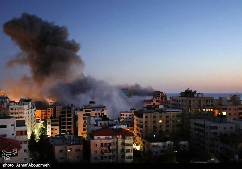 تصاویر|‌ حملات رژیم صهیونیستی به غزه