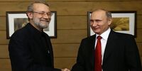 دیدار لاریجانی و پوتین در کاخ کرملین/ رایزنی درباره تنش ها در خاورمیانه و برنامه هسته‌ای ایران