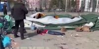 صحنه وحشتناک از حمله موشکی به ایستگاه قطار کراماتورسک+فیلم
