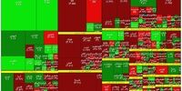 شستا در صدر بازار سهام / نقشه بورس تا ساعت 11
