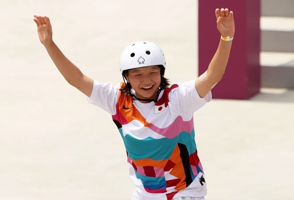 دختر ١٣ساله قهرمان المپیک توکیو شد