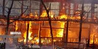 فوری / آتش‌سوزی در بازار خرم‌آباد 