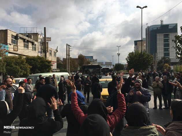 تصاویر حوادث بنزینی اخیر؛ از اعتراض تا آشوب و آسیب به اموال عمومی