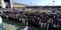 اقامه نماز عید فطر به امام رهبر انقلاب اسلامی +تصاویر