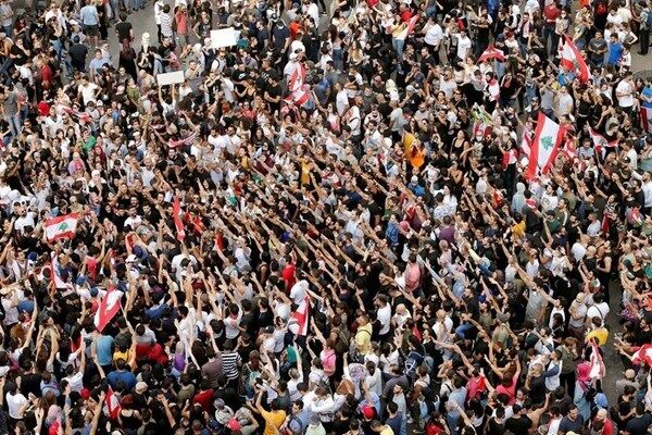 تصاویر اعتراضات لبنان